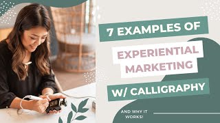 7 Examples of Experiential Marketing With Calligraphy | Hand Lettered Brand Activations