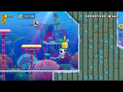 Treasures Under The Sea by lalyp531 🍄 Super Mario Maker 2 🍄 No Commentary aao