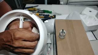 How to assemble a ceiling fan - Ventisol - Aires inverter