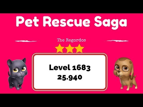 Pet Rescue Saga Level 1683 - No Boosters
