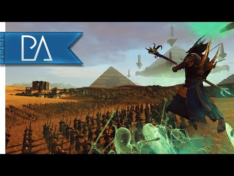 Battle of the Black Pyramid: Tomb Kings at War - Total War: WARHAMMER Mod Gameplay