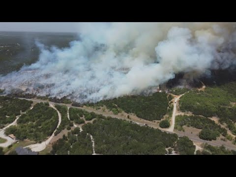 At least 8 homes destroyed in large wildfire near Possum Kingdom Lake in Palo Pinto County