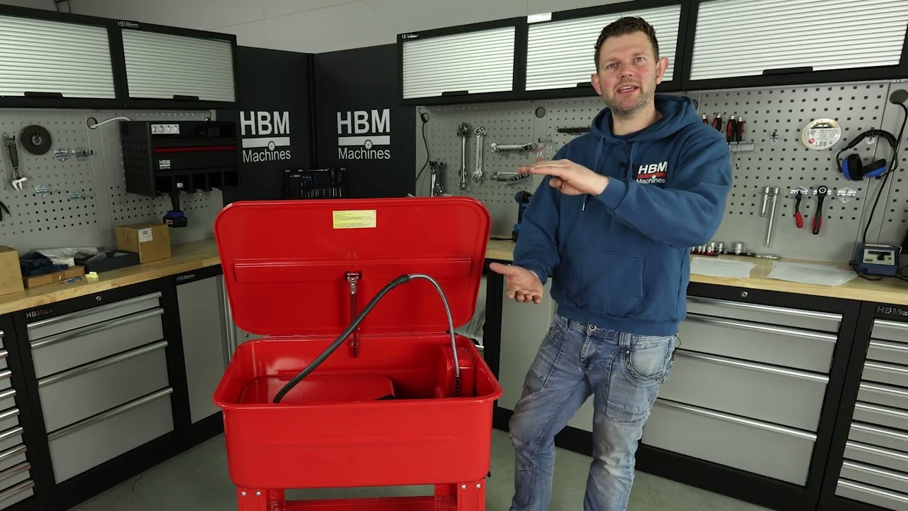 HBM 90 Liter Entfettungsbehlter mit Pumpe | HBM Machines
