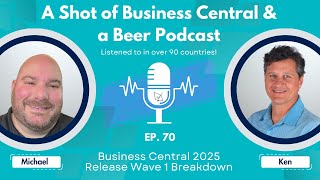 Business Central 2025 Wave 1 Features | A Shot of Business Central and A Beer Ep 70