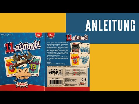 11 nimmt - Brettspiel / Anleitung / Deutsch