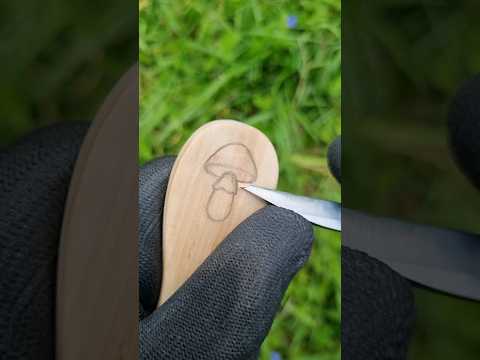 Carve a Scoop Out of Wood #woodcarving #diy #woodart #woodcarvingtutorial