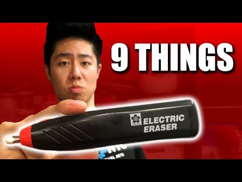 9 Things You Can Draw With an ELECTRIC ERASER (Bring Your Drawings to the Next Level)