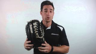 Video thumbnail: Dudley Pro Soft Lightning Series Slow Pitch Softball Glove: DL1400