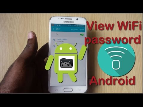 How to view WiFi password Android