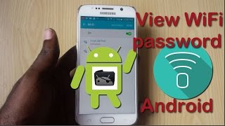 How to view WiFi password Android