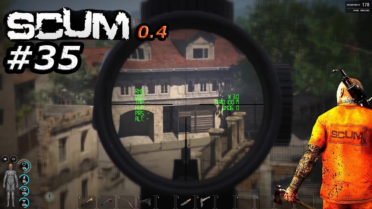 Snipern in Hakklapania - SCUM 35 GAMEPLAY GERMAN