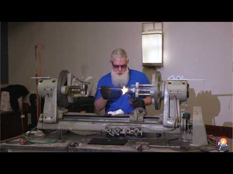 Make a flange: Seal a water jet cut disc onto tubing