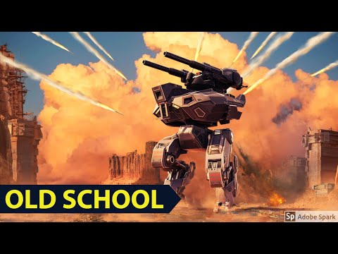 War Robots Skirmish with Old School Bots - Schutze, Boa and Golem - WR Gameplay