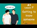 Learn German Getting To Know Someone Kennenlernen German For Beginners A1 Lesson 7