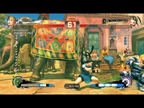 SSF4 AE: NinjaRotbah (Cody) vs JUNZ_E1 (Ibuki) - Match 2