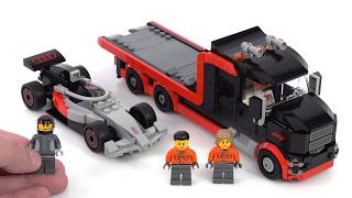LEGO City F1 Display Truck & Audi F1 Race Car review! #NotSponsored 60493
