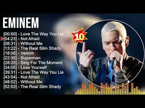 E M I N E M Greatest Hits ~ Rap Music ~ Top 10 Hits of All Time