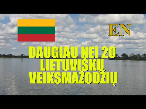 20+ LIETUVIŠKŲ VEIKSMAŽODŽIŲ (1) - MORE THAN 20 LITHUANIAN VERBS (1)