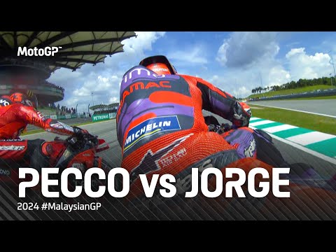 Bagnaia 🆚 Martin from their onboard! 💯 |  2024 #MalaysianGP