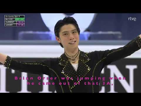 [ENG SUB] Spanish Commentary: Yuzuru Hanyu (JPN) SP - Worlds 2021