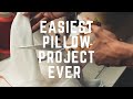 The Easiest DIY Pillow Cover you can Make
