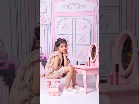 😍 Cute Little Girl Photoshoot |  Barbie Theme | Kids Photoshoot | #Shorts | #Reels