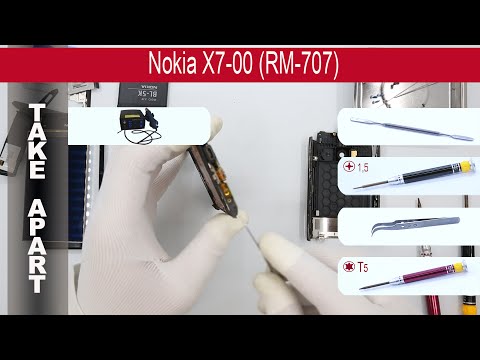 Wie kann man 📱 Nokia X7-00 (RM-707) zerlegen