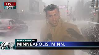 Bob Brooks visits snowy, cold Minneapolis