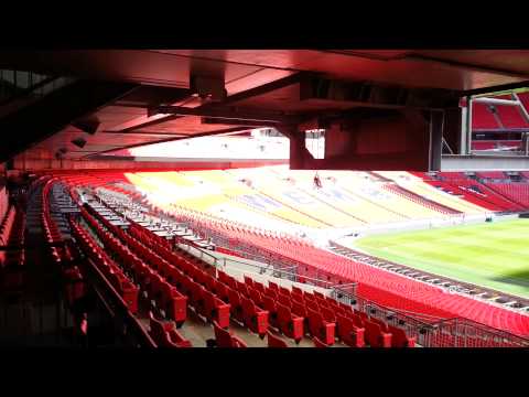 Empty Wembley Stadium View From North Section 202