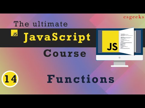 JavaScript Tutorial 14 Functions