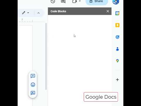 How To Insert Code Block Google Docs Tutorial