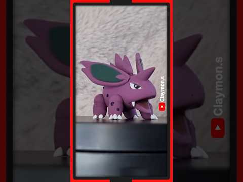 Pokemon Nidorino Clay Sculpt #pokemon #pokemonclay #claycrafts #nidorinoclay #claynidorino