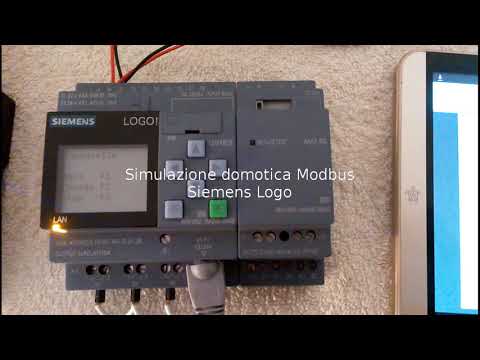 Simulazione domotica Modbus Siemens Logo