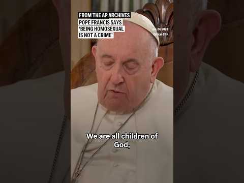 From The AP archives: Pope Francis says ‘being homosexual is not a crime’