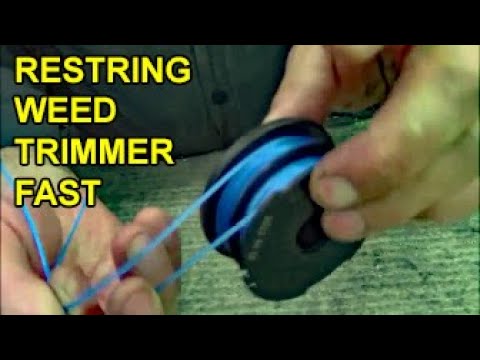 How To Tips for Easy Restring of Weed Eater with 2 strings