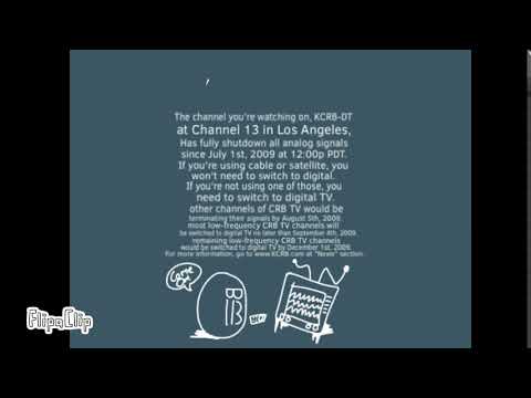 KCRB-DT Analog shutdown warning (2009)