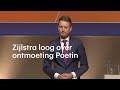 'Ik was weggestopt achterin een zaaltje': zo loog Halbe Zijlstra over ontmoeting Poetin - RTL NIEUWS