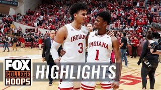 Indiana withstands Penn State late surge, bolsters tournament resume | FOX COLLEGE HOOPS HIGHLIGHTS
