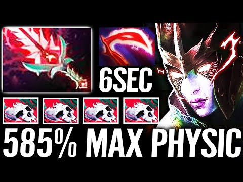 🔥 585% CRIT Phantom Assassin Bloodthorn + Coup de Grace — 100% MAX PHYSIC Imba Carry Dota 2 Pro