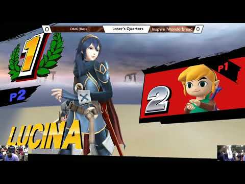 CB17 Singles  - DMG|Ross (Toon Link) Vs. Inspyre|WonderBread (Lucina) SSB4 Losers Quarterfinals