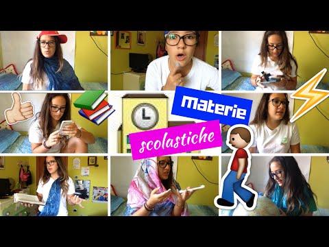 SE LE MATERIE SCOLASTICHE FOSSERO UNA PERSONA|