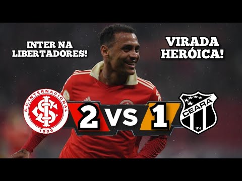 Internacional 2 x 1 Ceará - Gols - Brasileirão 2022