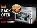 Commercial Convection Oven - KOMPAKT - with steam function - 30 liters - stainless steel - incl. 1 rack & 1 tray 353x327mm