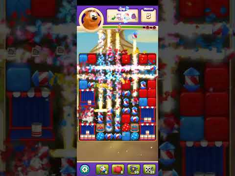 toon Blast Level 7886 Super Hard Level No Bosters