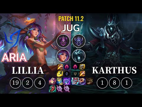 CGA Aria Lillia vs Karthus Jungle - KR Patch 11.2