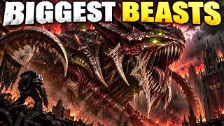 LARGEST Creatures in Warhammer 40K EXPLAINED in Detail