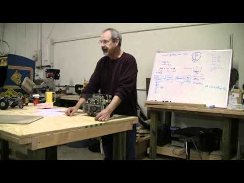 David Anderson demonstrates his method for creating autonomous robots