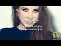Nancy Ajram - Einy Aleik (My eyes are on you) Arabic Lyrics with English translation||Arabic||