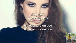 Nancy Ajram - Einy Aleik (My eyes are on you) Arabic Lyrics with English translation||Arabic||
