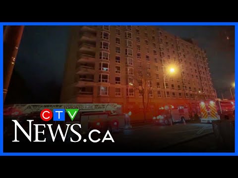 Residents evacuate two apartments due to complex fire at Thorncliffe Park in Toronto